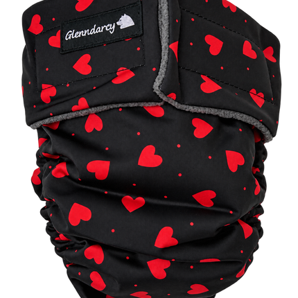 Glenndarcy WearWash No Tail Hole - Washable Dog Nappy with Built-In Absorbency - Medium Long Only