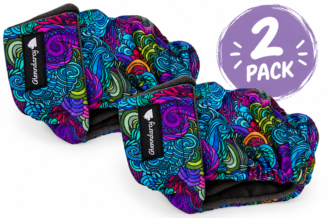 Glenndarcy WearWash - Washable Dog Nappy with Built-In Absorbency
