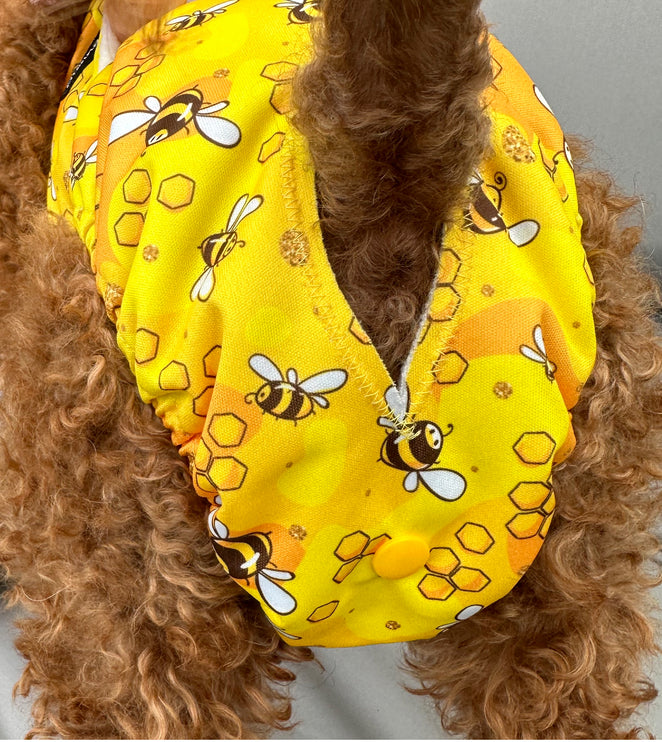 The Bee's Knees -  Female Dog Nappies