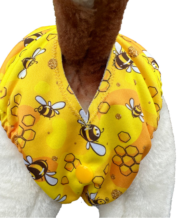 The Bee's Knees -  Female Dog Nappies