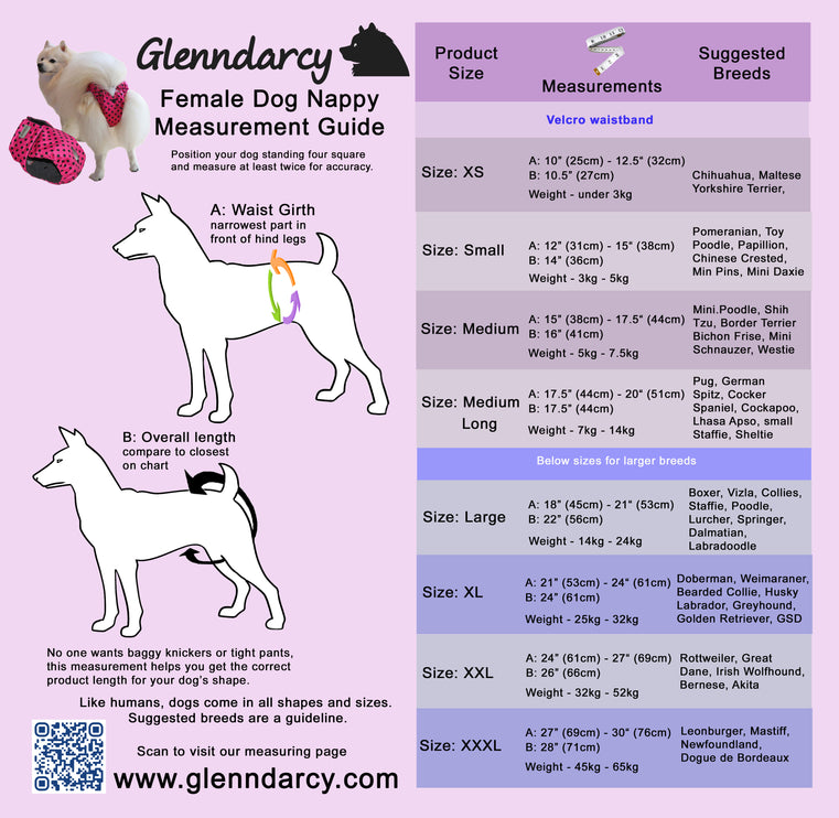 Planet Pink -  Female Dog Season Nappies