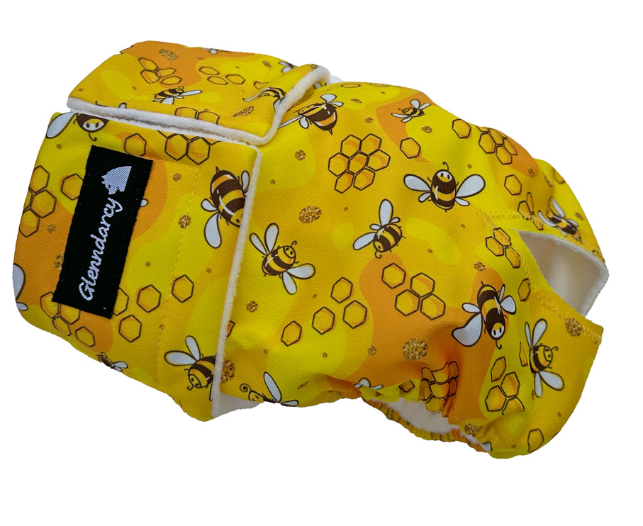 The Bee's Knees -  Female Dog Nappies