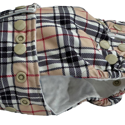 Male Adjustable Nappy - Poppers Waistband