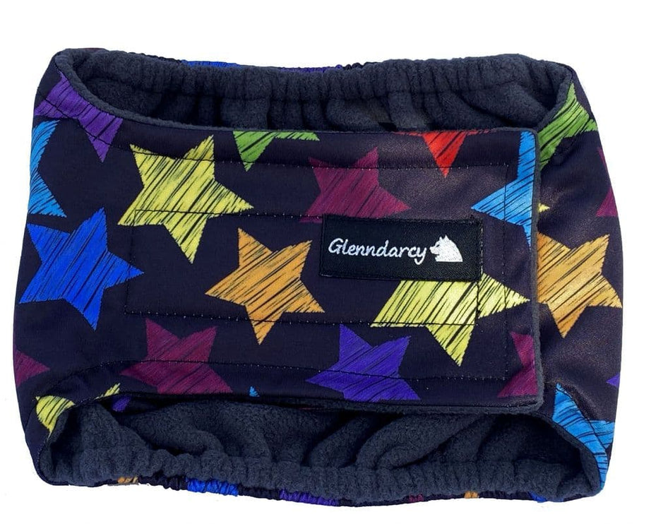 Dog Belly Band - Supernova fabric