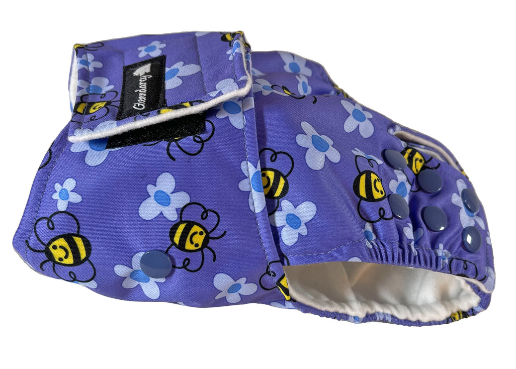Male Adjustable Nappy - Velcro Waistband