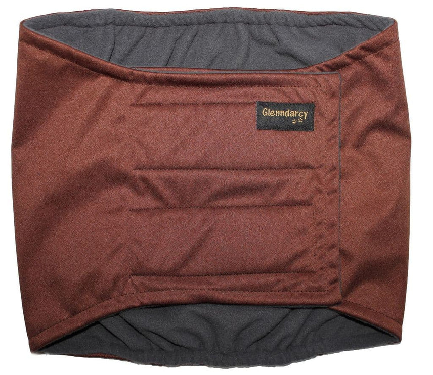 Brown Male Dog Belly Band