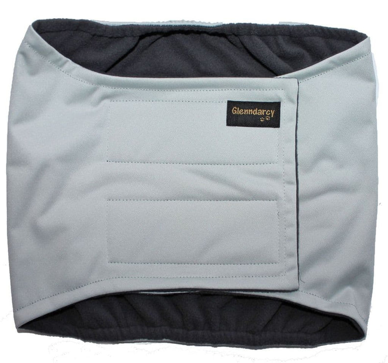 Grey Male Dog Belly Band XL - End of Line Sale