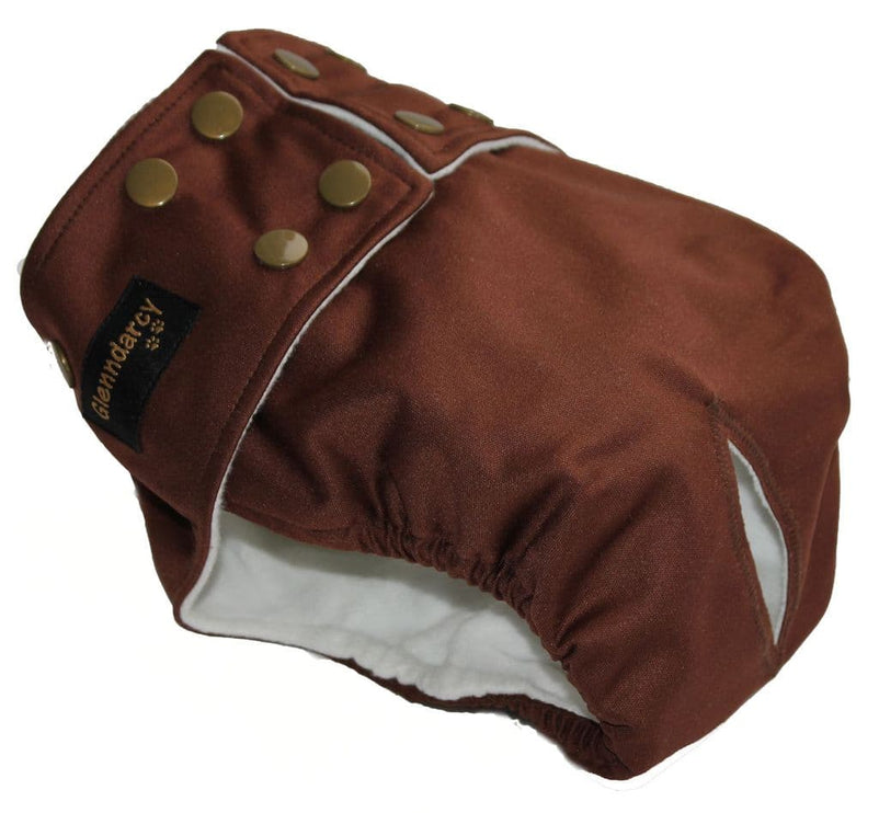 Coffee Female Dog Nappy - Poppers - End of Line Sale
