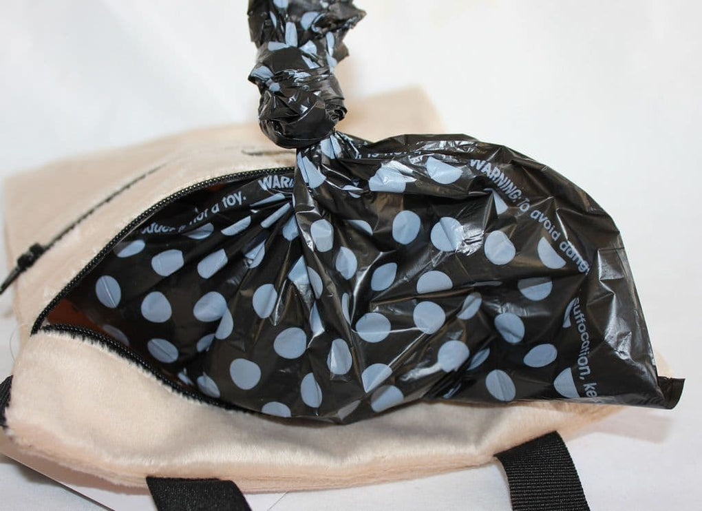 Lavender Minkie Waterproof Dog Walking Accessory Bag - Clip on Style