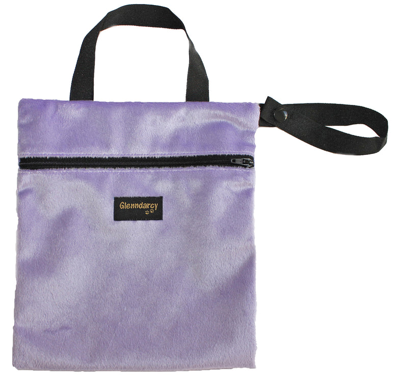 Lavender Minkie Waterproof Dog Walking Accessory Bag - Clip on Style