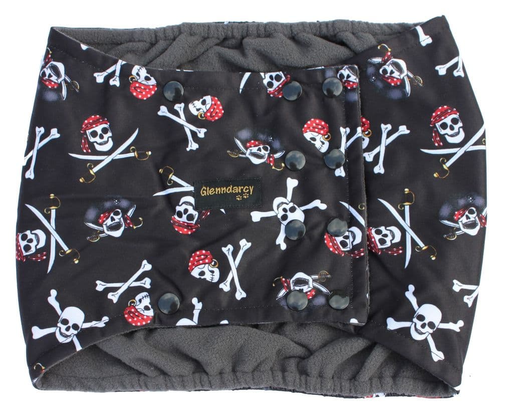 Pirates Dog Belly Band - Poppers