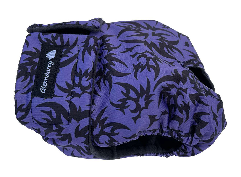 Tahiti Purple Washable Dog Nappy