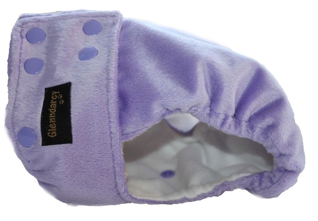 Lavender Minkie Female Dog Pants - NO TAILHOLE - Poppers
